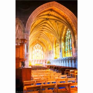 The Lady Chapel - Historic St Albans Art Print
