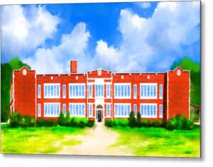 The Old School - Montezuma Georgia Metal Print