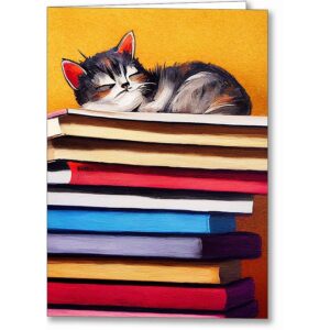 The Simple Things - Cat Greeting Card