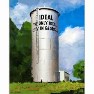 The Water Tower - Ideal Georgia Art Print