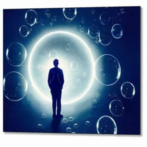 The Way - Luminescent Surreal Metal Print