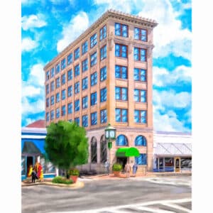 Timmerman Building - Andalusia First National Bank Art Print