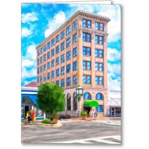 Timmerman Building - Andalusia First National Bank Greeting Card