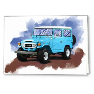 Toyota Land Cruiser FJ40 - Automotive Greeting Card