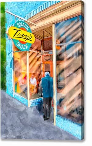 Troy's Snack Shack - Montezuma Georgia Canvas Print