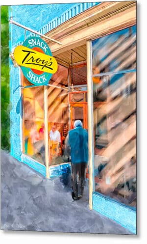 Troy's Snack Shack - Montezuma Georgia Metal Print