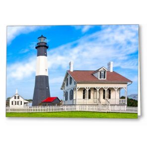 Tybee Island Lighthouse - Georgia Coast Greeting Card