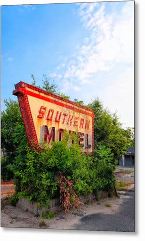 Vintage Motel Sign - Georgia Metal Print