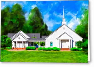Whitewater Baptist Church - Georgia Greeting Card