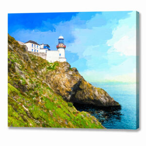 Wicklow Head Lighthouse - Ireland Canvas Print
