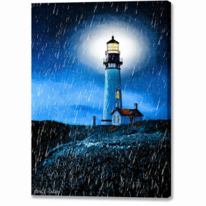 Yaquina Head Lighthouse - Oregon Coast Canvas Print