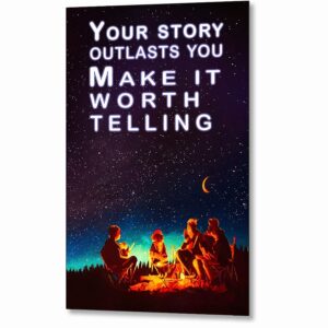 Your Story - Motivational Metal Print